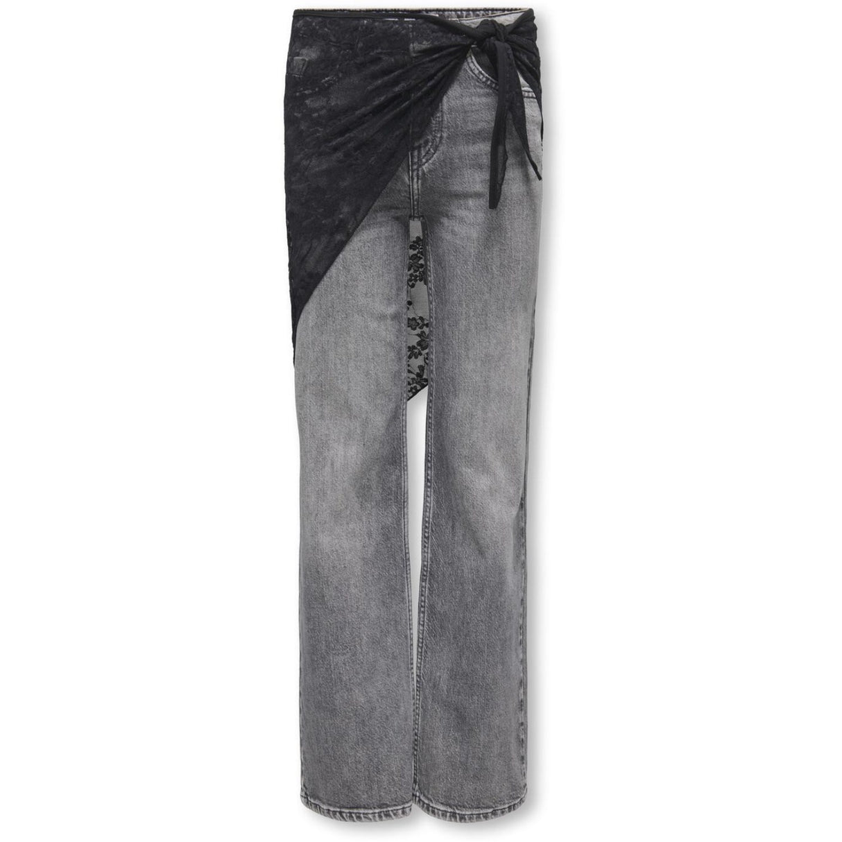 kids ONLY Black Triangle Kogrina Lace Kjol Halsduk Jrs