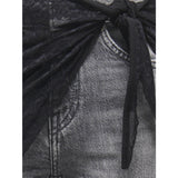 kids ONLY Black Triangle Kogrina Lace Kjol Halsduk Jrs