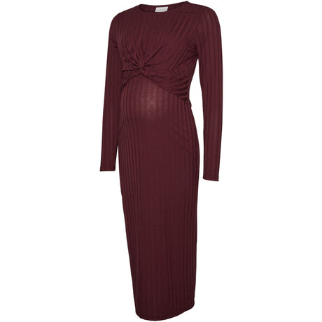 Mama;licious Windsor Wine Mllucy June Ls Jrs Midi Klänning 2F