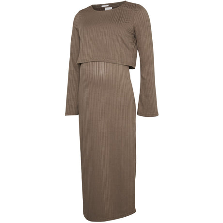 Mama;licious Fossil Mllucy June Ls 2In1 Jrs Midi Klänning 2F