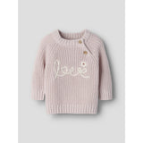 Lil'Atelier Hushed Violet Nbfemlen Emb Ls Stickad Lil