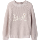 Lil'Atelier Hushed Violet Nmfemlen Emb Stickad Lil