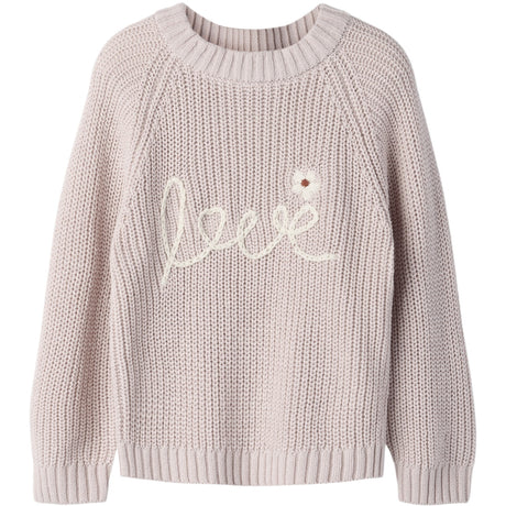 Lil'Atelier Hushed Violet Nmfemlen Emb Stickad Lil