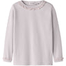 Lil'Atelier Hushed Violet Nmflayo Sup Ls Slim Topp Solid Lil
