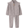 Lil'Atelier Hushed Violet Flowers Nmflaspektra Fleece Sett Aop Lil