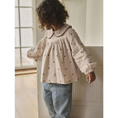 Lil'Atelier Hushed Violet Nmfkamma Ls Loose Skjorta Lil