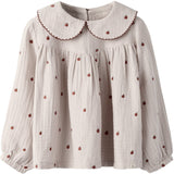 Lil'Atelier Hushed Violet Nmfkamma Ls Loose Skjorta Lil