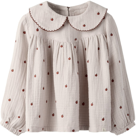 Lil'Atelier Hushed Violet Nmfkamma Ls Loose Skjorta Lil