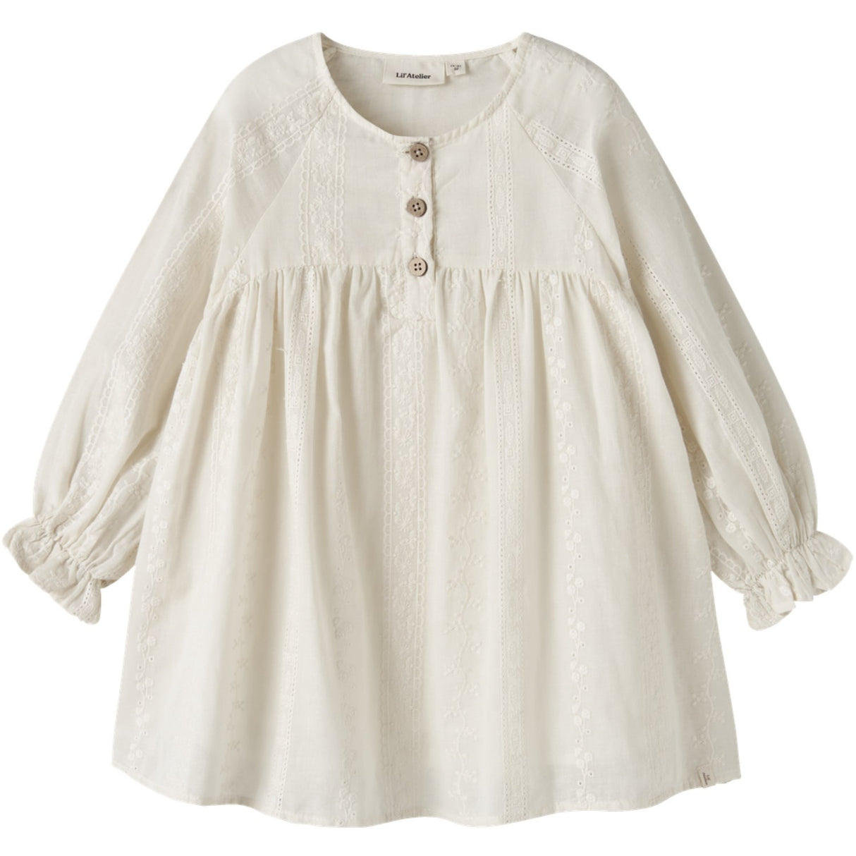 Lil'Atelier Turtledove Nmfloba Ls Loose Klänning Lil
