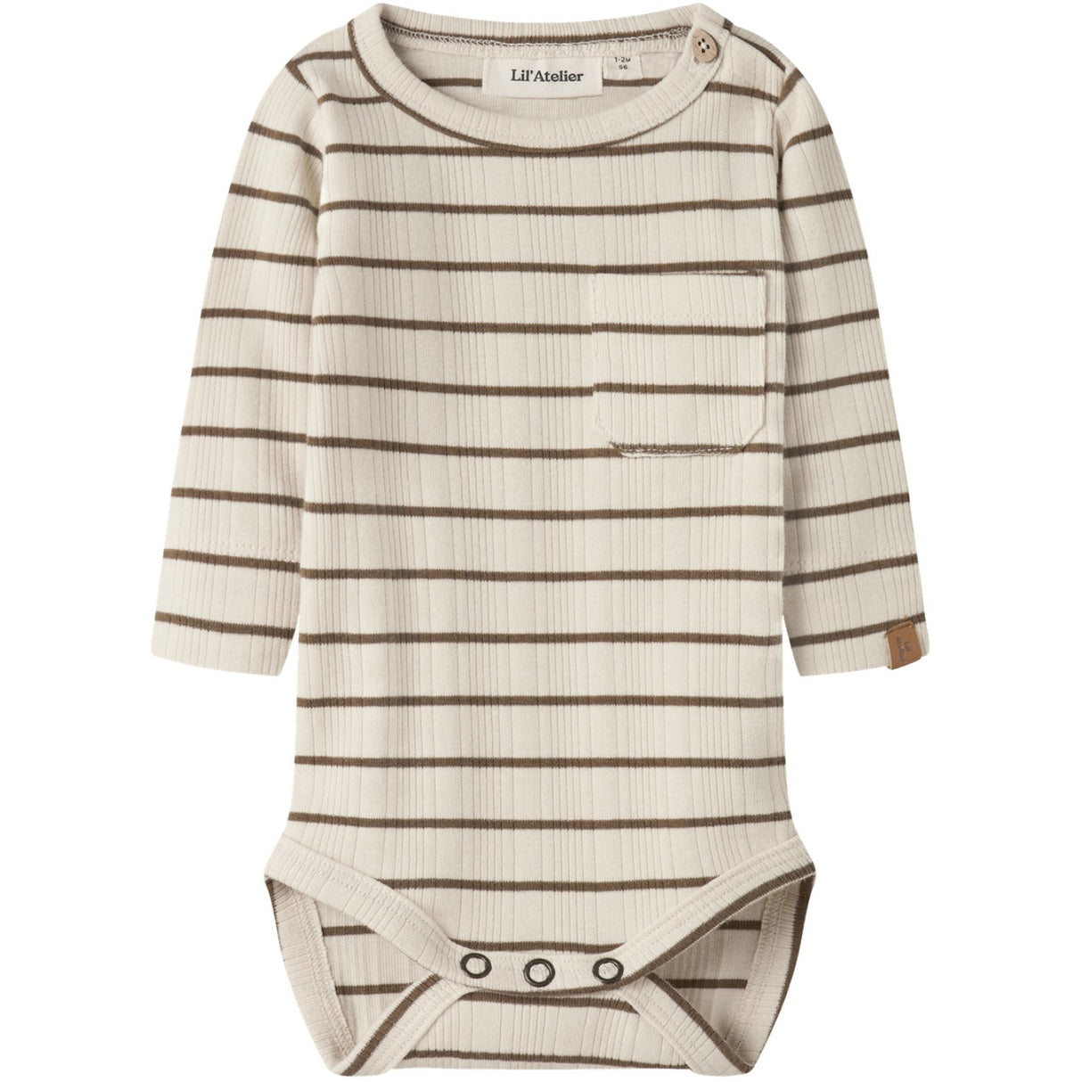 Lil'Atelier Turtledove Kangaroo Nbmkaby Ls Slim Body Lil
