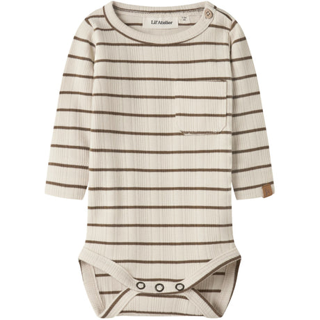 Lil'Atelier Turtledove Kangaroo Nbmkaby Ls Slim Body Lil