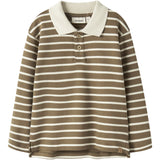 Lil'Atelier Kangaroo Turtledove Nmmlimia Ls Loose Pikétröja Topp Lil