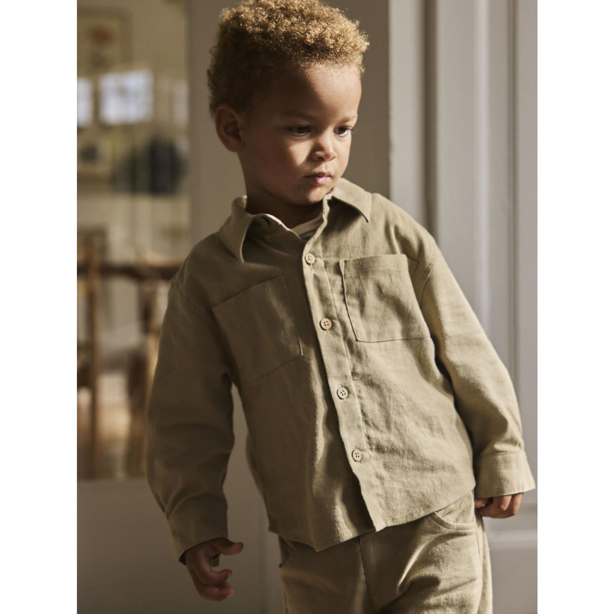 Lil'Atelier Twill Nmmkoa Ls Loose Skjorta Lil