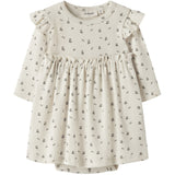 Lil'Atelier Turtledove Blue Flower Nbflago Mia Ls Body Klänning Lil