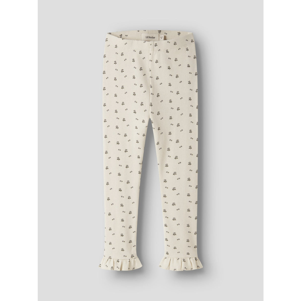 Lil'Atelier Turtledove Blue Flower Nmflago Mer Slim Leggings Lil