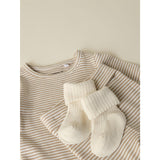 Name It Antique White Sesame Nbnnugat 2P Strumpor