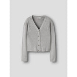Name It Light Grey Melange Nkflarenlise Xsl Ls Stickad Card