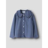 Name It Medium Blue Denim Nmfluna Ls Dnm Skjorta 4468-Yb