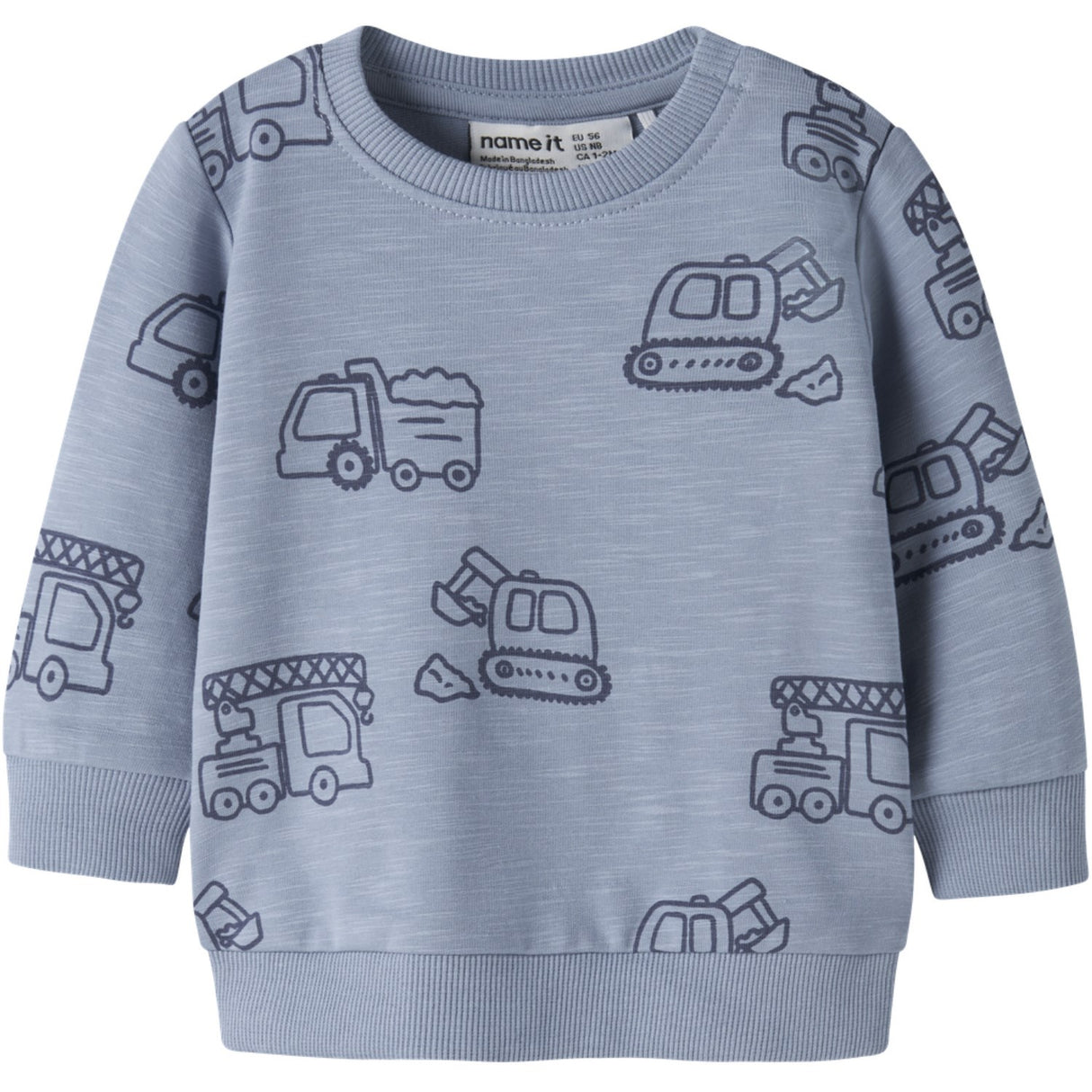 Name It Ashley Blue Nbmkomma Ls Sweat Unb