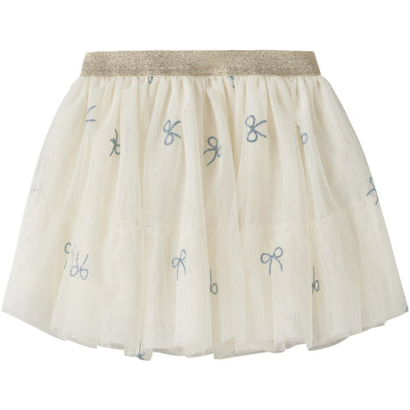 Name It Antique White Vintage Indigo Nmfkira Tyll Kjol