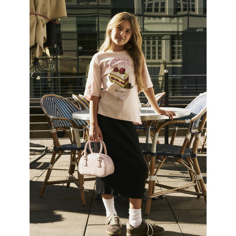 Name It Black Nkfkovan Midi Kjol