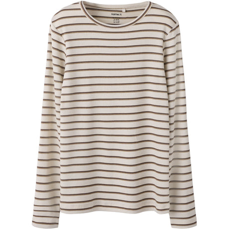 Name It Antique White Nkflulaho Ls Slim Topp