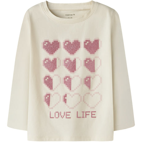 Name It Antique White Nmflaraine Ls Topp