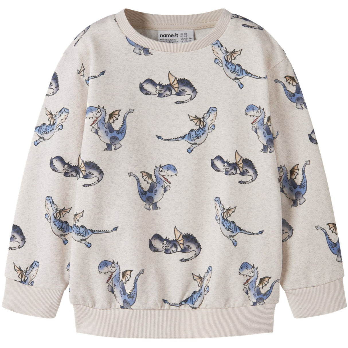 Name It Peyote Melange Nmmkasse Ls Nreg Sweat Unb