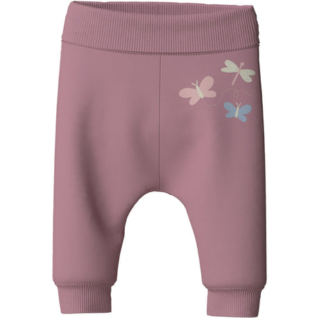 Name It Lilas Butterflies Nbfvrillie Sweat Byxor Box Bru