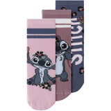Name It Vintage Indigo Nmfjinea Stitch 3P Strumpor Wdi