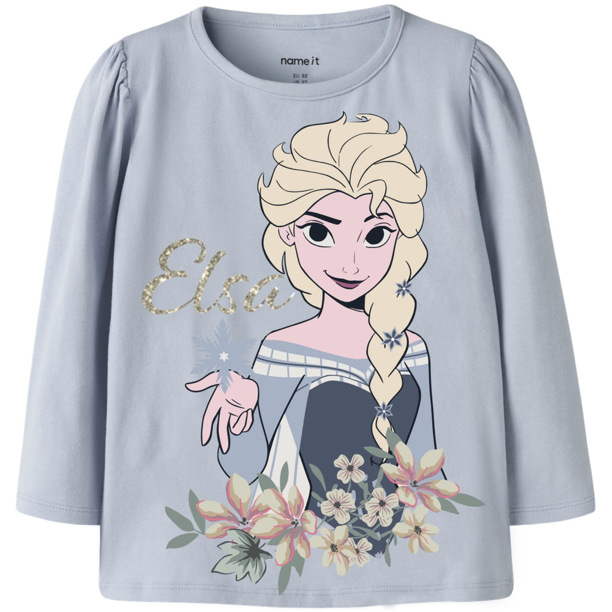 Name It Subdued Blue Nmfjala Frozen Ls Topp Box Wdi
