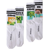 Name It Bright White Nkmjakobsen Minecraft 2P Tennissock Bfu