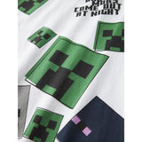 Name It Bright White Nkmjulio Minecraft Ss Nreg Topp Box Bfu
