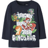 Name It Navy Blazer Nmmjik Paw Ls Nreg Topp Box Noos Cplgm