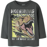 Name It Urban Chic Nmmjim Jurassic Ls Nreg Topp Box Noos Sky