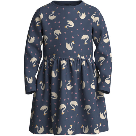 Name It Vintage Indigo Swan Princess Nmfvilisa Ls Klänning