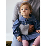 Name It Medium Blue Denim Nature Nbfalva Ls Dnm Emb Klänning 5321-Yb