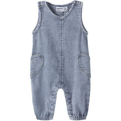Name It Denim Blue Nbfemmaline Loose Dnm Dräkt 2033-Ve