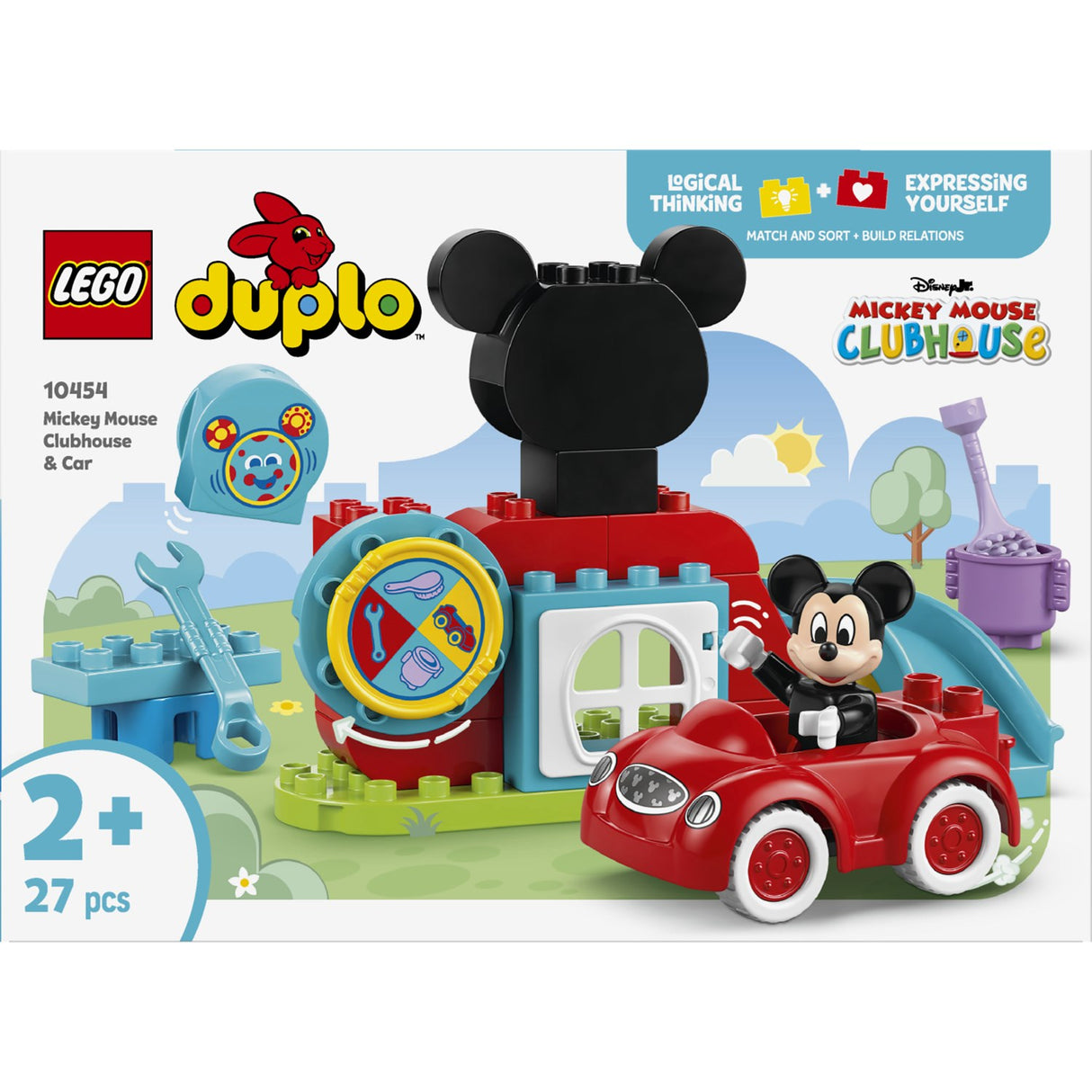 LEGO® DUPLO Disney TM - Mickeys Klubhus Och Bil 10454