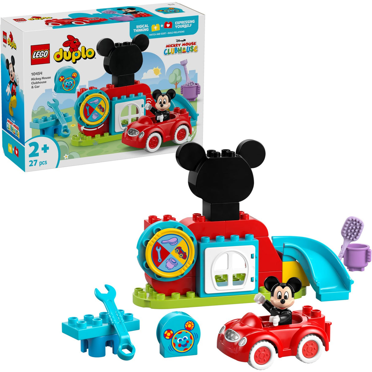 LEGO® DUPLO Disney TM - Mickeys Klubhus Och Bil 10454