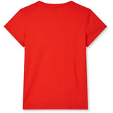 Mads Nørgaard Fiery Red Single Bomull Tuvina Mini Spegel Tee