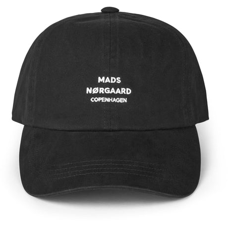 Mads Nørgaard Black Soft Twill Cash Keps