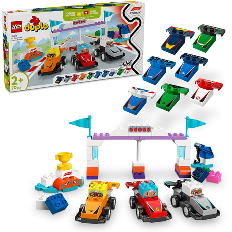 LEGO® DUPLO Town - F1®-teams Med Racerbiler Och Kørere 10445