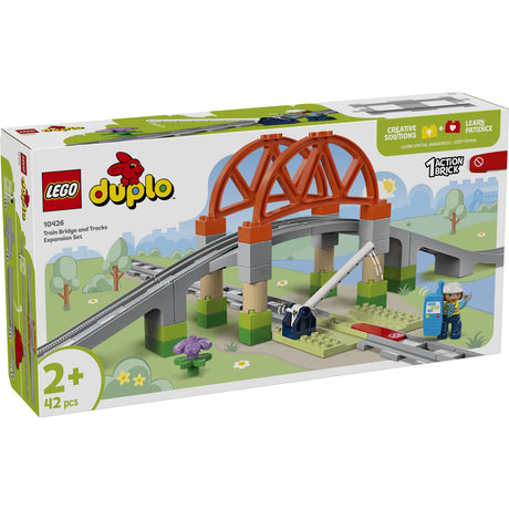 LEGO® DUPLO Town - Togbro Och Spor – Udvidelsessæt 10426