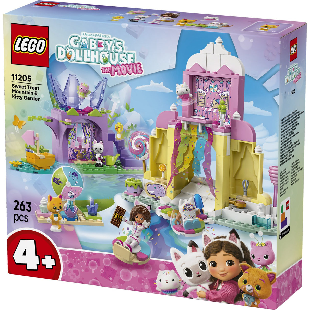 LEGO® Gabby's Dollhouse - Gane-guf-bjerget Och Kattehaven 11205