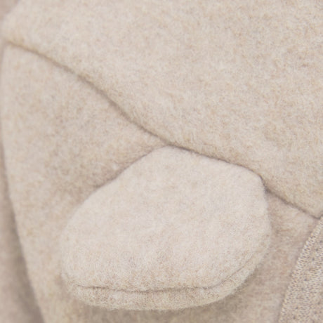 Huttelihut Camel Melange Jacka Ears Bomull Fleece