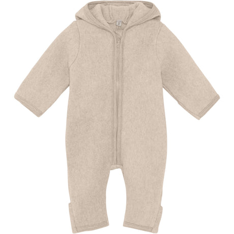 Huttelihut Camel Melange Sittvagnar Dräkt Ears Cot. Fleece