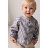 MarMar Cotton Linen Marine Check Totoro Skjorta