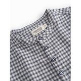 MarMar Cotton Linen Marine Check Totoro Skjorta
