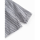 MarMar Cotton Linen Marine Check Totoro Skjorta